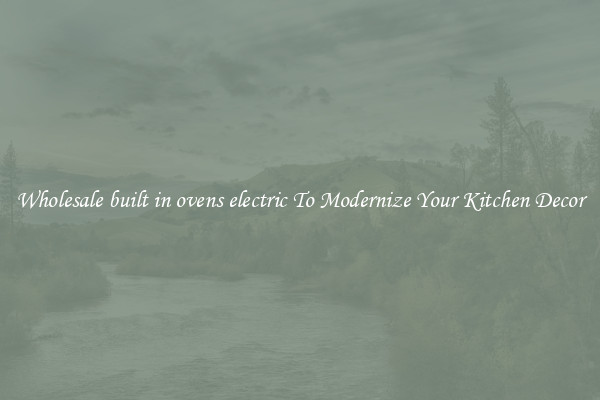 Wholesale built in ovens electric To Modernize Your Kitchen Decor