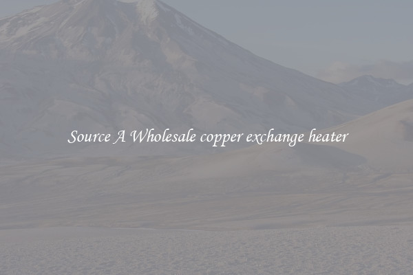 Source A Wholesale copper exchange heater