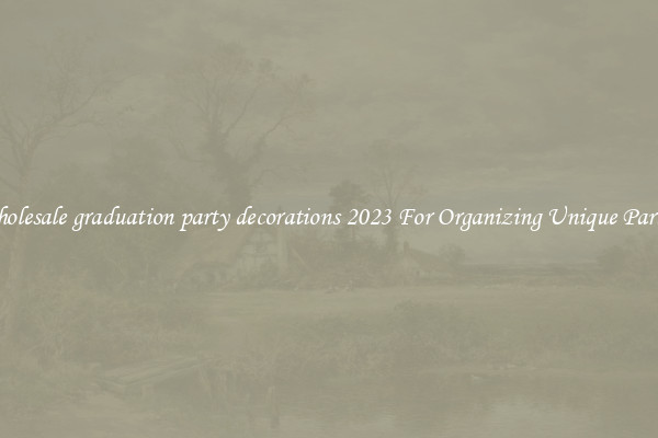 Wholesale graduation party decorations 2023 For Organizing Unique Parties