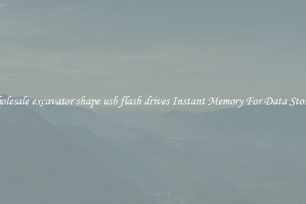 Wholesale excavator shape usb flash drives Instant Memory For Data Storage