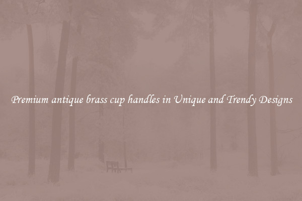 Premium antique brass cup handles in Unique and Trendy Designs