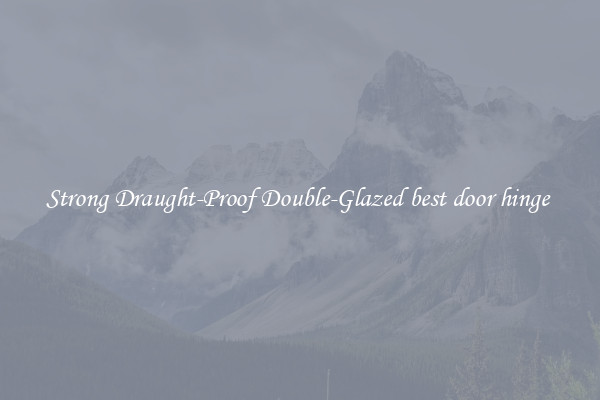 Strong Draught-Proof Double-Glazed best door hinge 