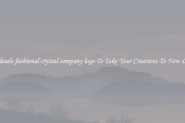 Wholesale fashional crystal company logo To Take Your Creations To New Levels