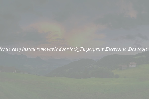 Wholesale easy install removable door lock Fingerprint Electronic Deadbolt Door 