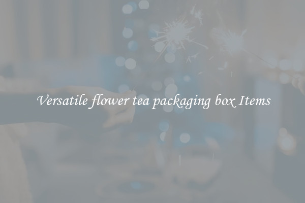 Versatile flower tea packaging box Items